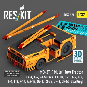   Reskit - MD-3T Mule Tow Tractor (A-3 A-4 RA-5C A-6 EA-6B E-2C A-7 C-2 F-4 F-8 F-14 F/A-18 OV-10 S-3B UH-1 CH-53 Sea King) (3D Printed model kit)