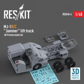   Reskit - MJ-1B/C  Jammer  lift truck  (3D Printed model kit) (1/48) harcjármű makett