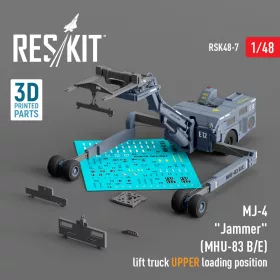   Reskit - MJ-4 Jammer (MHU-83 B/E) Early lift truck UPPER loading position (3D Printed model kit)
