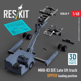  Reskit - MHU-83 D/E Late lift truck UPPER loading position (3D Printed model kit)