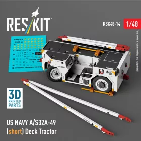   Reskit - US NAVY A/S32A-49 (short) Deck Tractor (3D Printed model kit)