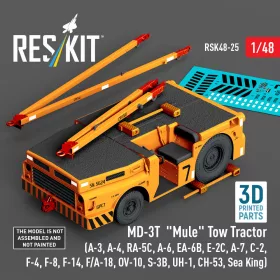   Reskit - MD-3T Mule Tow Tractor (A-3 A-4 RA-5C A-6 EA-6B E-2C A-7 C-2 F-4 F-8 F-14 F/A-18 OV-10 S-3B UH-1 CH-53 Sea King) (3D Printed model kit)