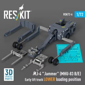   Reskit - MJ-4 Jammer (MHU-83 B/E) Early lift truck LOWER loading position (3D Printed model kit)