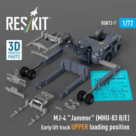   Reskit - MJ-4 Jammer (MHU-83 B/E) Early lift truck UPPER loading position (3D Printed model kit)