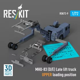   Reskit - MHU-83 (D/E) Late lift truck UPPER loading position (3D Printed model kit)