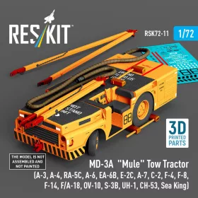   Reskit - MD-3A Mule Tow Tractor (A-3 A-4 RA-5C A-6 EA-6B E-2C A-7 C-2 F-4 F-8 F-14 F/A-18 OV-10 S-3B UH-1 CH-53 Sea King) (3D Printed model kit)