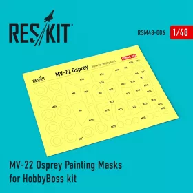   Reskit - MV-22  Osprey  Pre-cut painting masks for HobbyBoss kit (1/48)