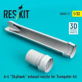   Reskit - A-4 Skyhawk exhaust nozzle for Trumpeter kit (3D Printed)