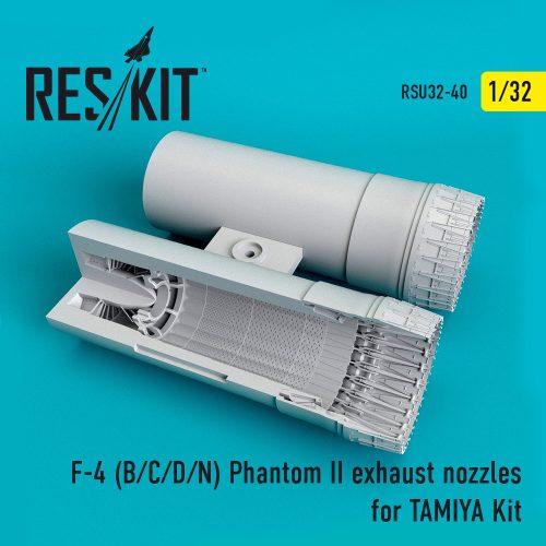 Reskit - F-4 (B,C,D,N) "Phantom II" exhaust nozzles for Tamiya kit (1/32)