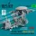 Reskit - CH-54A Tarhe folded main rotor with blade fold restraint systems for ICM kit (3D Printed)