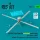 Reskit - AH-64E late Apache unfolded main rotor late blades MUMT AN/APG-78 Longbow for Takom/Snowman kit (3D Printed)
