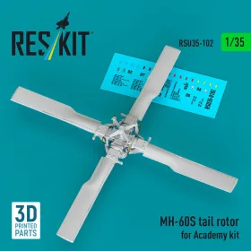 Reskit - MH-60S tail rotor (3D Printed) for Academy