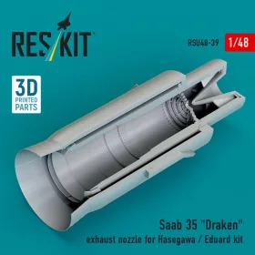   Reskit - Saab 35 Draken exhaust nozzle for Hasegawa / Eduard kit (3D Printed)