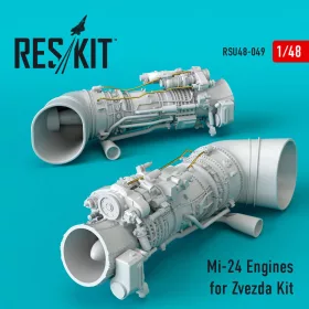 Reskit - Mi-24 Engines for Zvezda kit