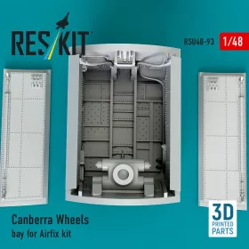 Reskit - Canberra Wheels bay for Airfix kit (3D Printed)
