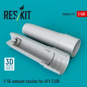 Reskit - F-5E exhaust nozzles for Afv Club kit (3D Printed)