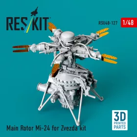 Reskit - Main Rotor Mi-24 for Zvezda kit (3D Printed)