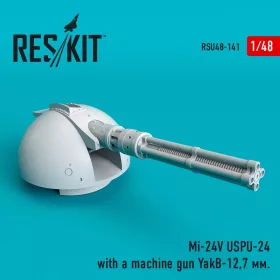   Reskit - Mi-24V USPU-24 with a machine gun YakB-12 7 mm (1/48)