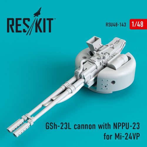 Reskit - GSh-23L cannon with NPPU-23 for Mi-24VP (1/48)