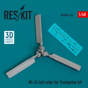   Reskit - Mi-24 tail rotor for Trumpeter kit (3D Printed) (1/48)