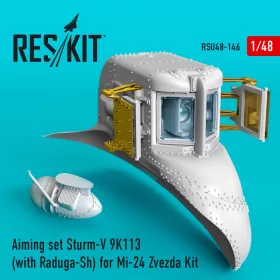   Reskit - Aiming set Sturm-V 9K113 (with Raduga-Sh) for Mi-24 for Zvezda kit (1/48)