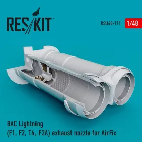   Reskit - BAC Lightning (F1  F2  T4  F2A) exhaust nozzle for AirFix kit (1/48)