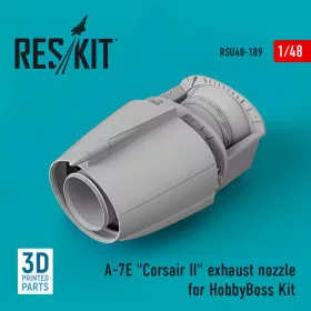   Reskit - A-7E  Corsair II  exhaust nozzle for HobbyBoss Kit (3D Printed) (1/48)