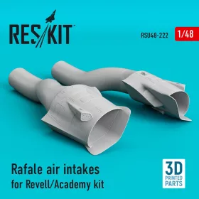 Reskit - Rafale air intakes for HobbyBoss kit (3D Printed)