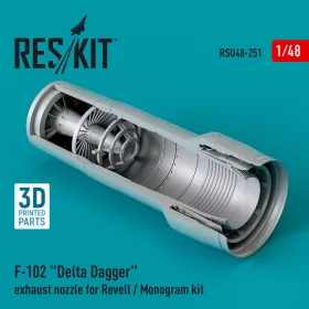   Reskit - F-102 Delta Dagger exhaust nozzle for Revell / Monogram kit (3D Printed)