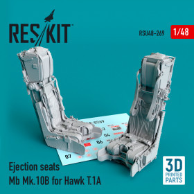 Reskit - Ejection seats Mb Mk.10B for Hawk T.1A (3D Printed) (1/48)