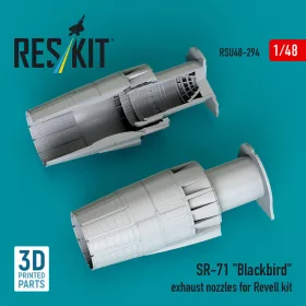   Reskit - SR-71 Blackbird exhaust nozzles for Revell kit (3D printed)