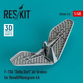   Reskit - F-106 Delta Dart air brakes for Revell/Monogram kit (3D Printed)