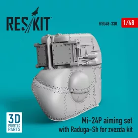   Reskit - Mi-24P aiming set with Raduga-Sh for zvezda kit (3D Printed)