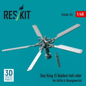   Reskit - Sea King (5 blades) tail rotor for Airfix & Hasegawa kit (3D printed)
