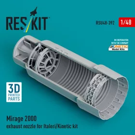   Reskit - Mirage 2000 exhaust nozzle for Italeri/Kinetic kit (3D Printed)