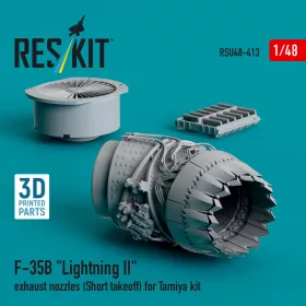   Reskit - ?F-35B Lightning II exhaust nozzle (Short takeoff) for Tamiya kit (3D printed)