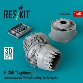   Reskit - ?F-35B Lightning II exhaust nozzles (Vertical Landing) for Tamiya kit (3D printed)