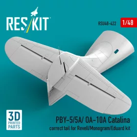   Reskit - PBY-5/5A/OA-10A Catalina correct tail (3D Printed) for Revell / Monogram / Eduard