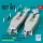 Reskit - B-1B Lancer nacelles with air intakes & early exhaust nozzles (?losed engine bays) for Revell kit (3D Printed)