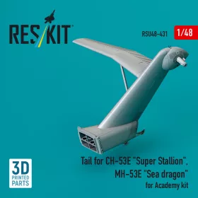   Reskit - Tail for CH-53E Super Stallion MH-53E Sea dragon for Academy kit (3D printed)