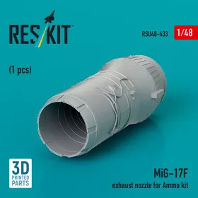 Reskit - MiG-17F exhaust nozzle for Ammo kit (3D Printed)