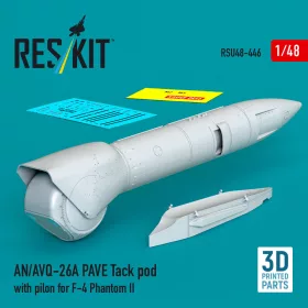   Reskit - AN/AVQ-26A PAVE Tack pod with pilon for F-4 Phantom II (3D Printed)