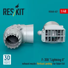   Reskit - F-35B Lightning Exhaust nozzle (Vertical Landing) for Italeri kit (3D printed)( )