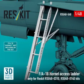   Reskit - F/A-18 Hornet access ladder only for Reskit RSU48-0310, RSU48-0140 kits (3D Printed)