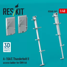   Reskit - A-10A/C Thunderbolt II access ladder for GWH kit (3D Printed)