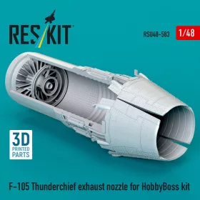   Reskit - F-105 Thunderchief exhaust nozzle for HobbyBoss kit (3D Printed)