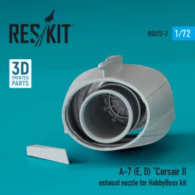   Reskit - A-7 (E D)  Corsair II exhaust nozzle for HobbyBoss kit (3D Printed) (1/72)