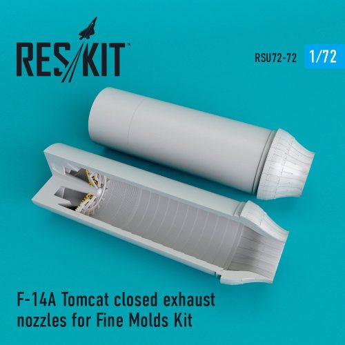 Reskit - F-14A "Tomcat" closed exhaust nozzles for Fine Molds kit (1/72)