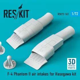   Reskit - F-4 Phantom II air intakes for Hasegawa kit (3D Printed)
