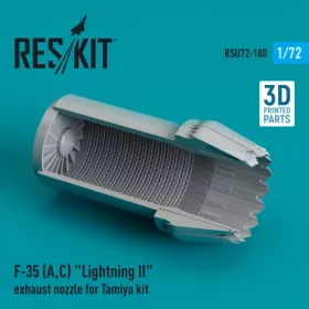   Reskit - F-35 (A C)  Lightning II  exhaust nozzle for Tamiya kit (3D Printed) (1/72)